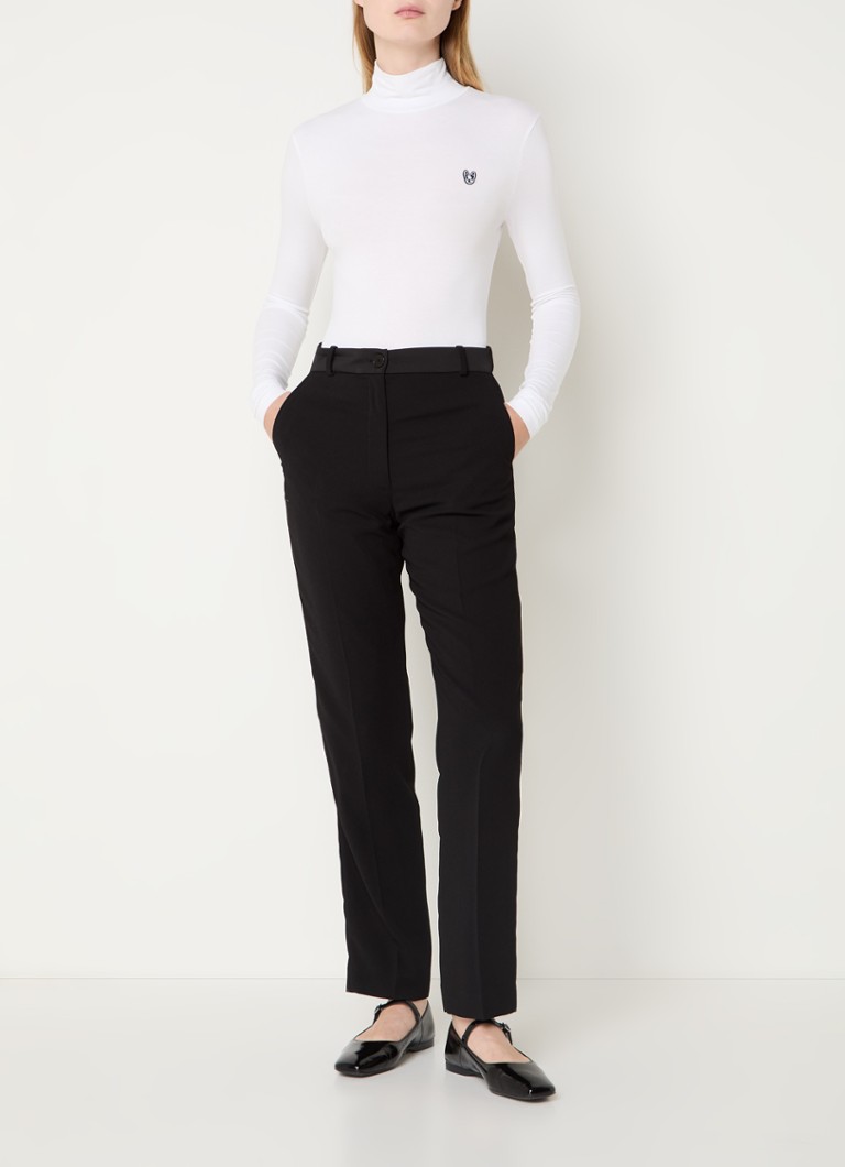 Maglia a collo alto Thilototo con ricami di Claudie Pierlot.