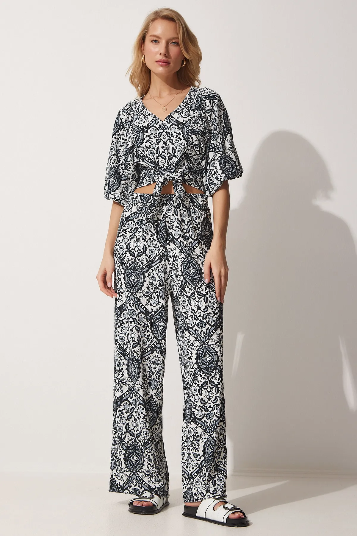 Happiness İstanbul  Zweiteiler - Schwarz - Regular Fit