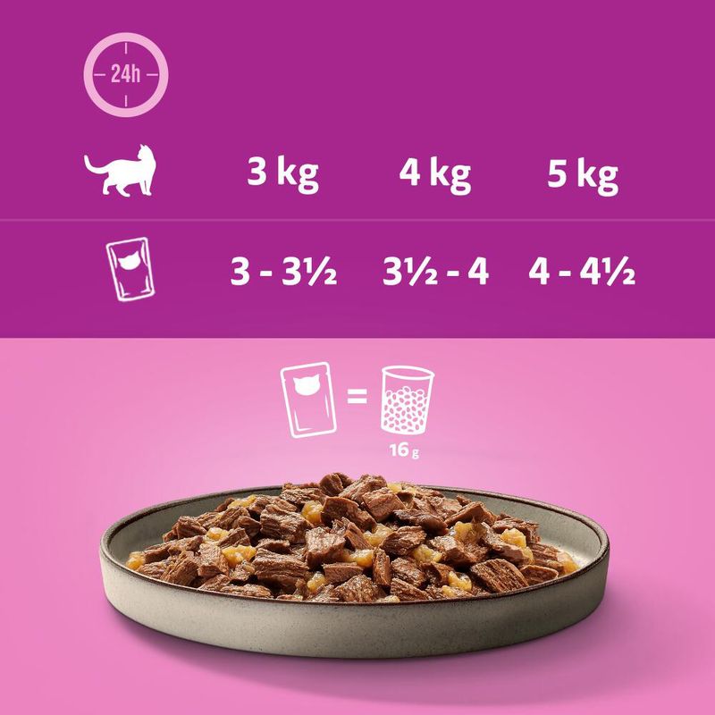 Jumbopack Whiskas Pure Delight Portionsbeutel 96 x 85 g zu TOP-Preisen