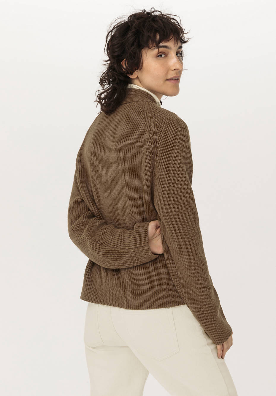 Strickjacke aus reiner Bio-Baumwolle