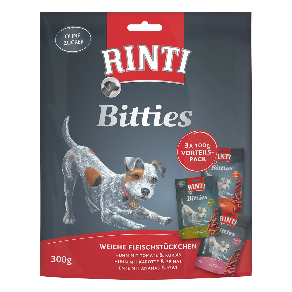 Rinti Bitties Multipack 3x100g günstig kaufen bei ZooRoyal