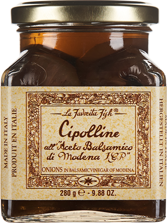 La Favorita Live Kleine Zwiebeln in Aceto Balsamico di Modena 280g
