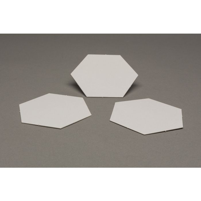 Blanko Hexagon 45 mm (Siedler Größe)