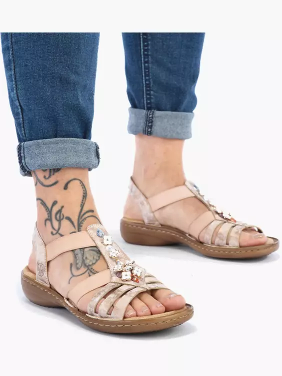 Rieker Damen Riemchensandalen