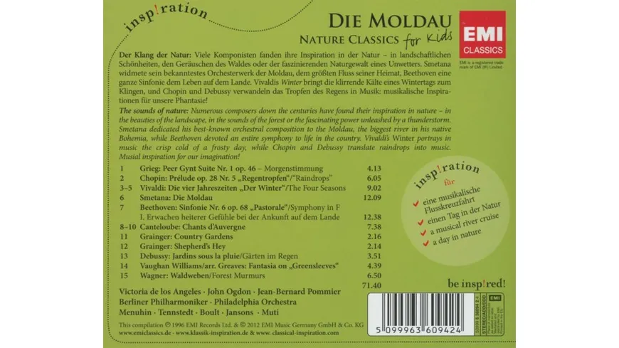 Die Moldau: For Kids Inspiration Series