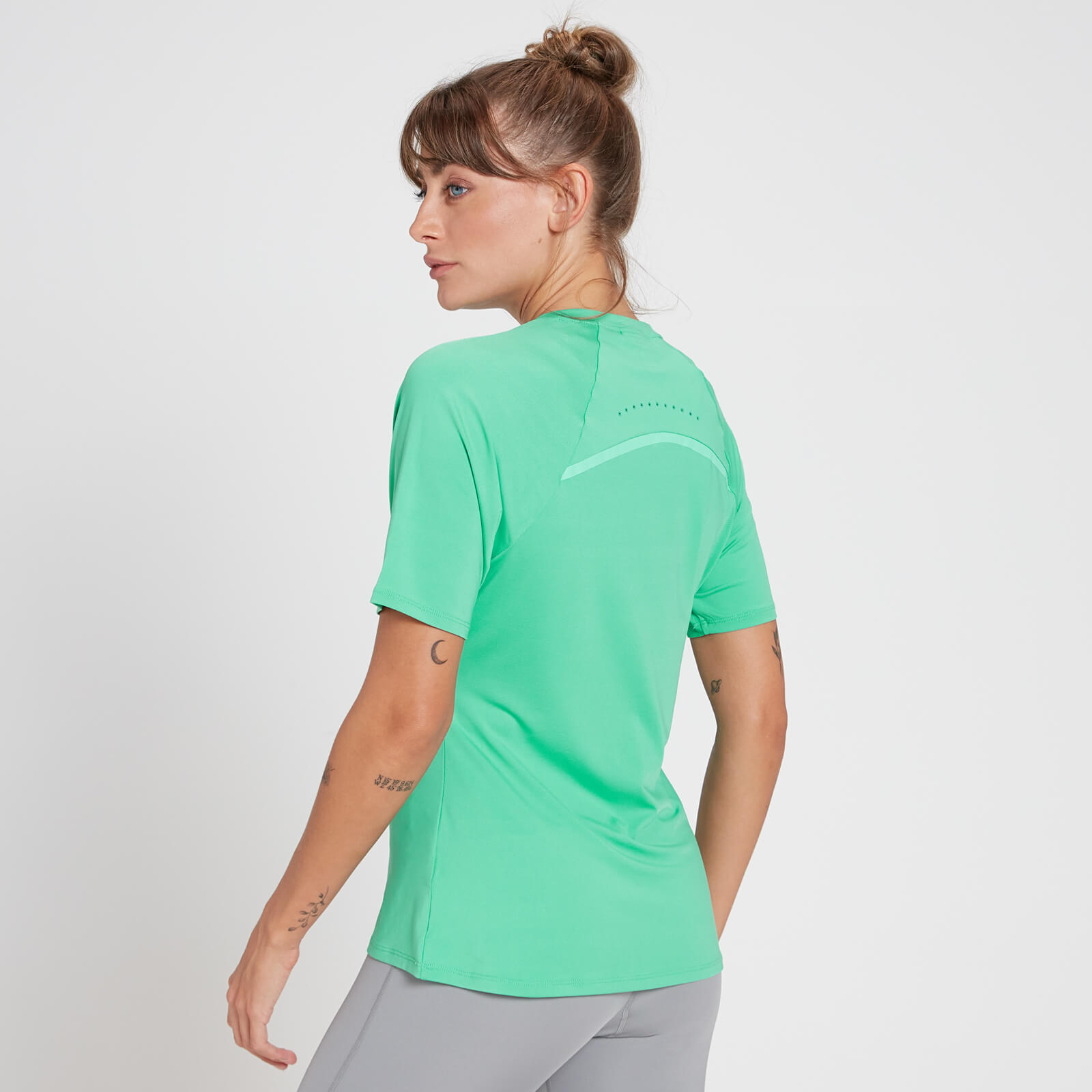T-shirt réfléchissant MP Velocity Ultra pour femmes – Vert glacé