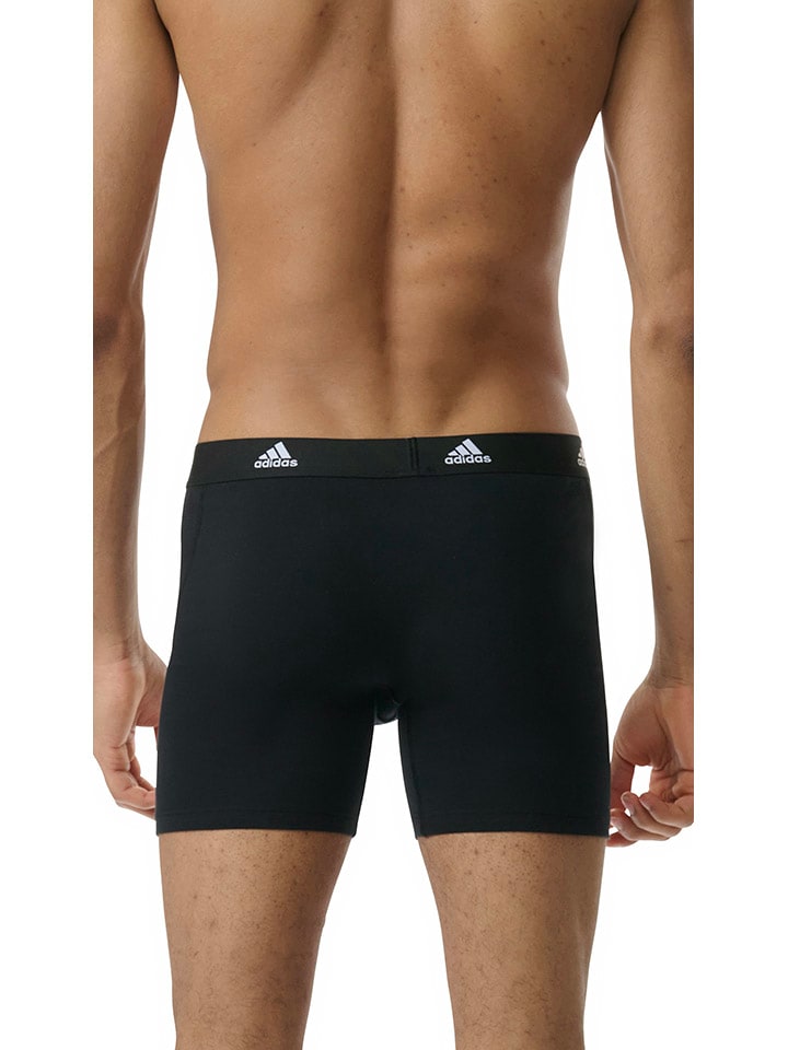 adidas 3er-Set: Boxershorts in Schwarz/ Blau günstig kaufen