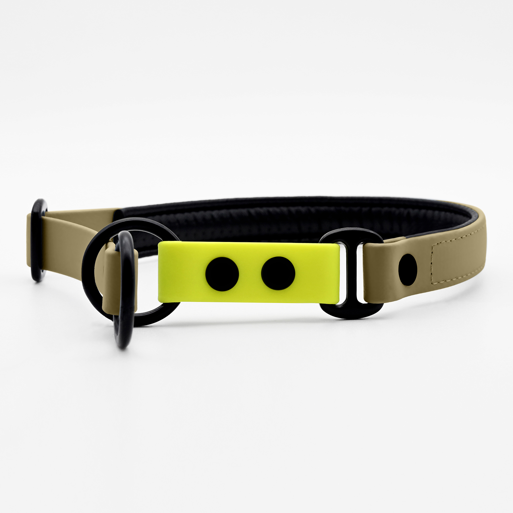 THE DOG IDEA Hundehalsbänder THE DOG IDEA Zugstopp Halsband Beige L