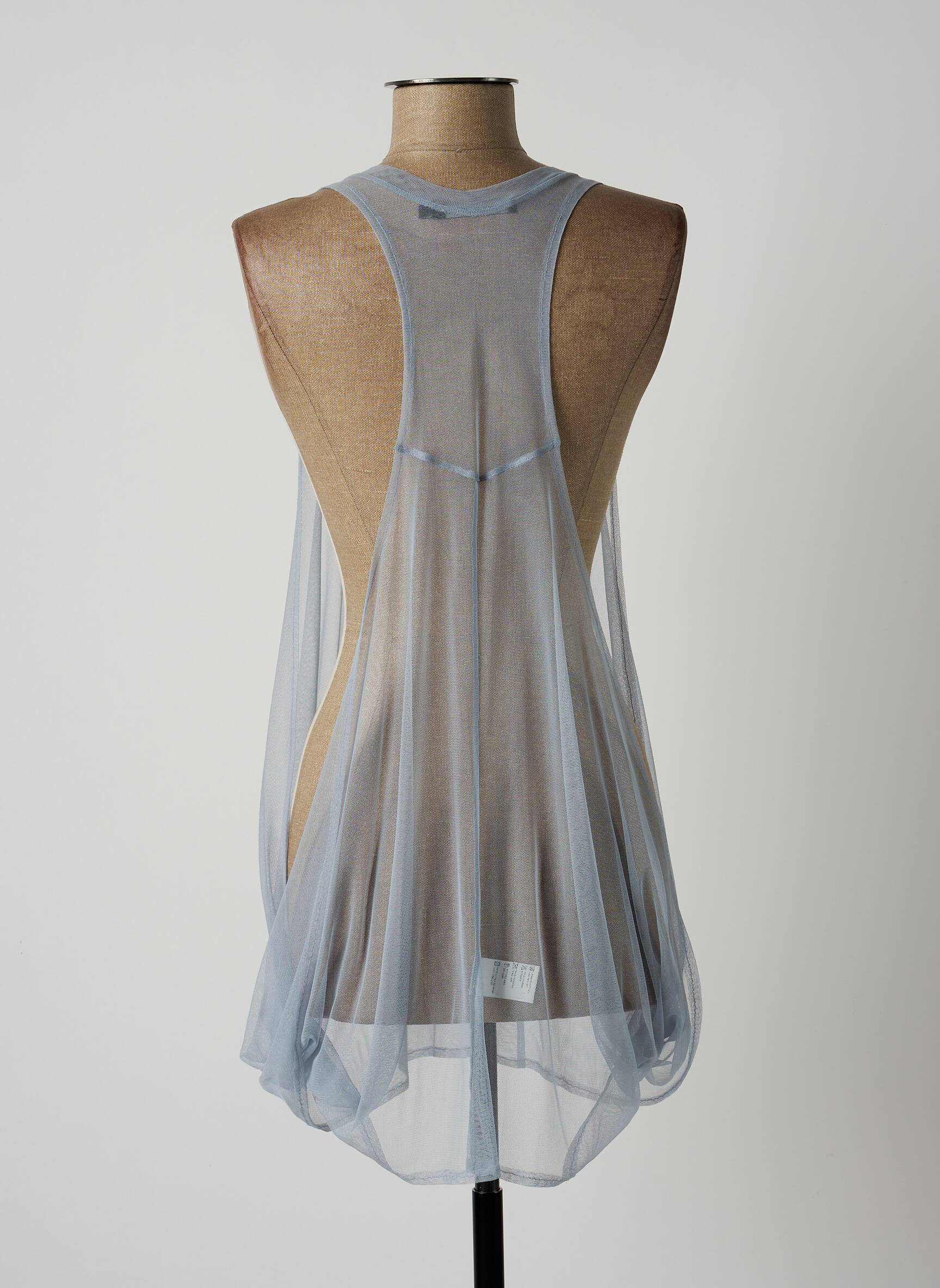 Lauren Vidal Tuniquesansmanche Femme couleur bleu