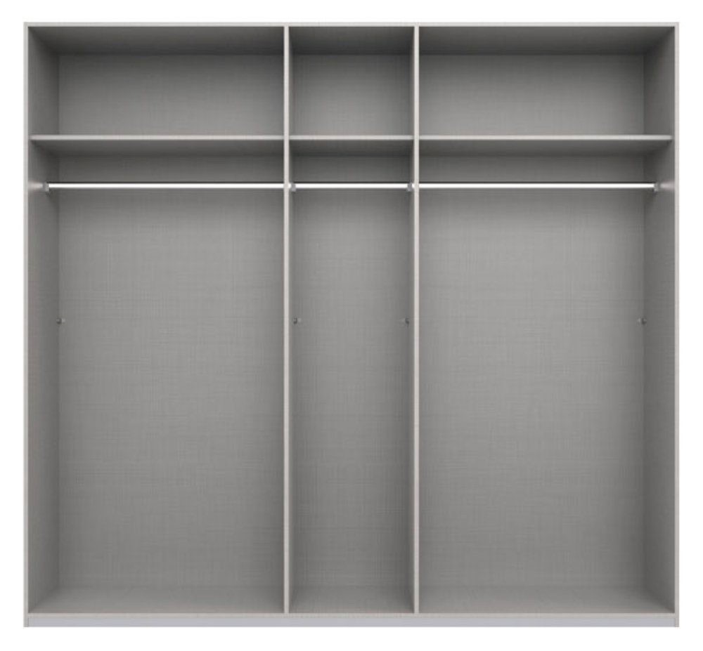 Wimex Schlafzimmer-Set Kreta, 180x200cm Graphit - Flagstaff Eiche