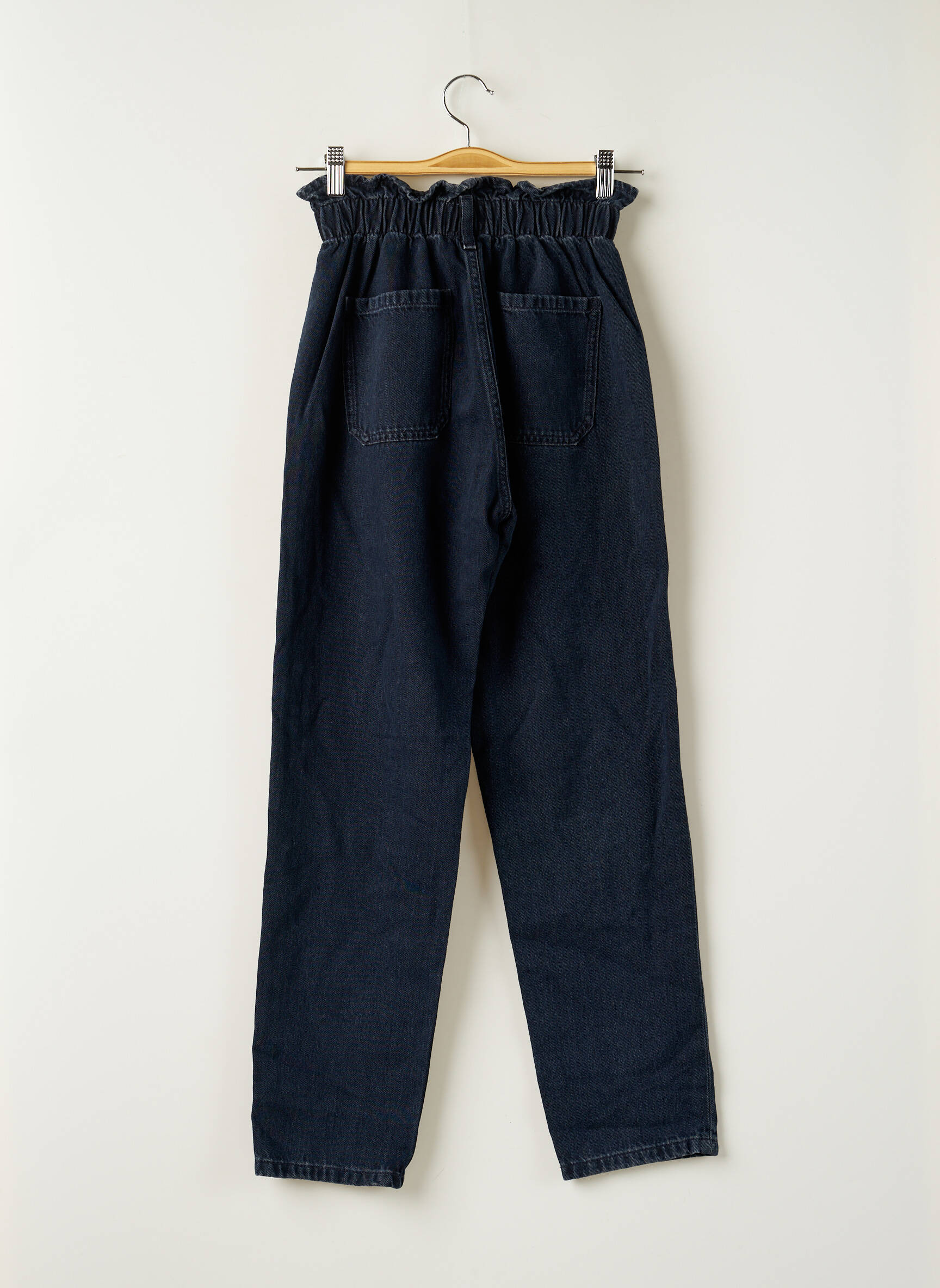 Teddy Smith Jean Mom Fille couleur bleu