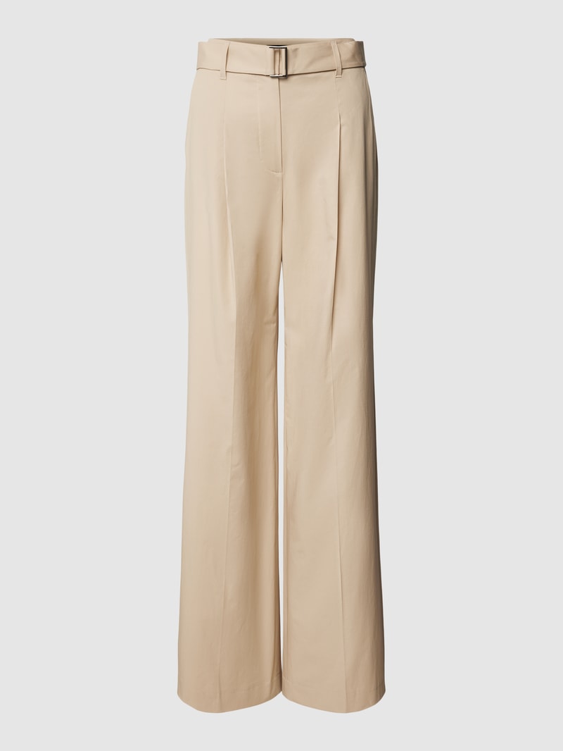Hose mit Bundfalten in sand