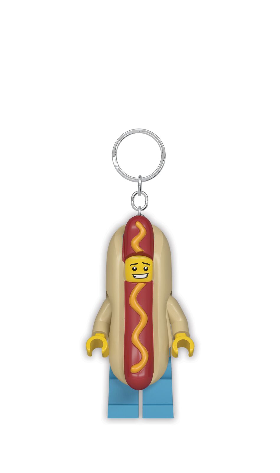 Mann im Hotdog-Kostüm – Schlüsselanhänger mit Licht 5005705
