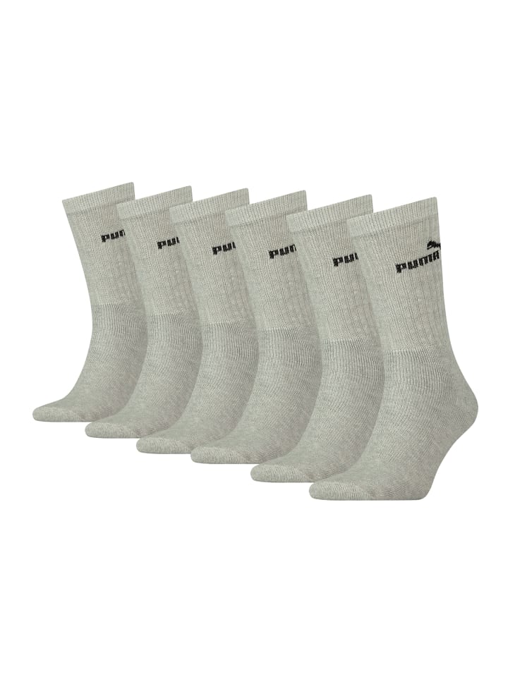 Puma Socken CREW SOCK 6P in 400 - grey günstig kaufen