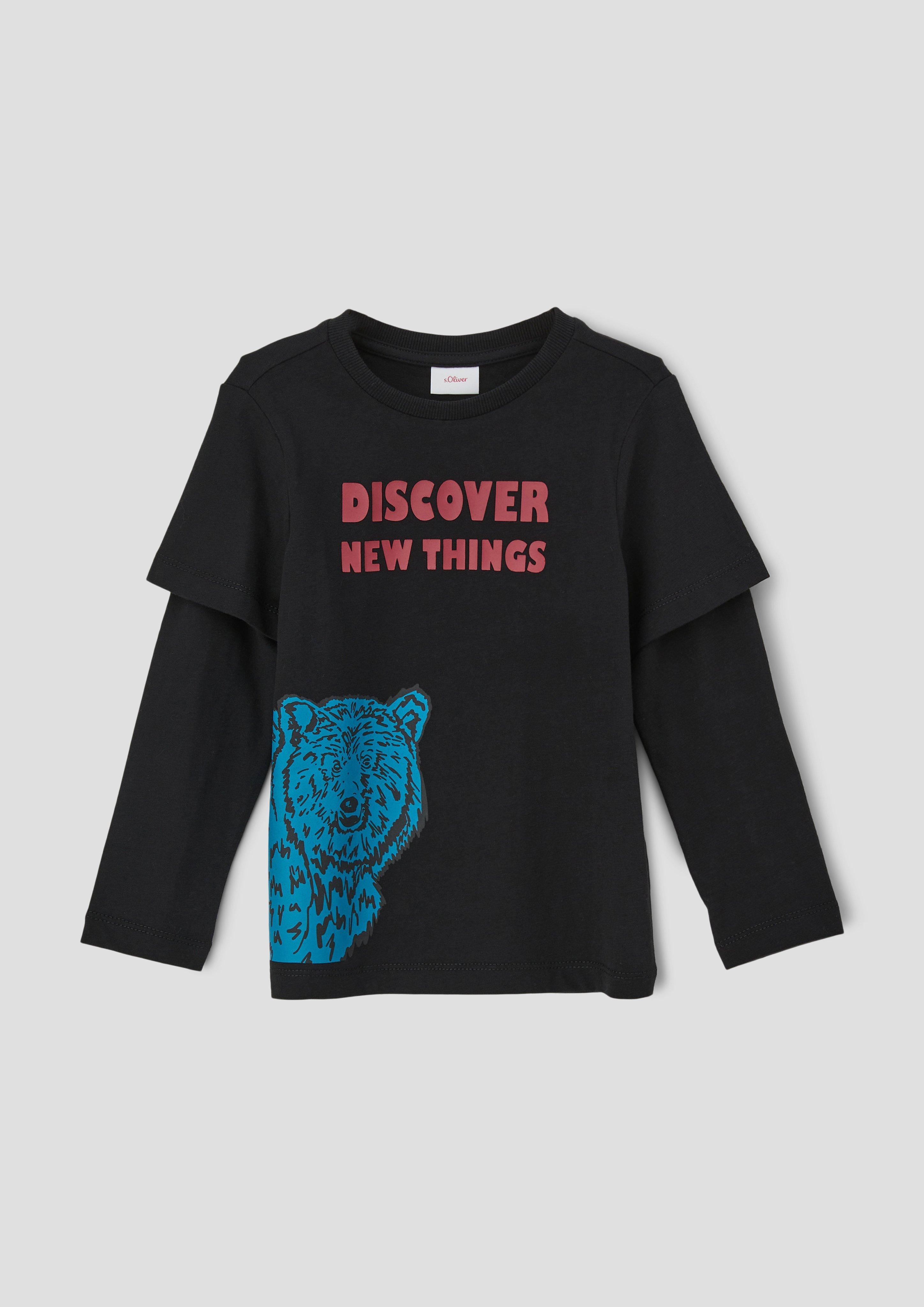 Longsleeve mit Layering-Detail  2134176-9999