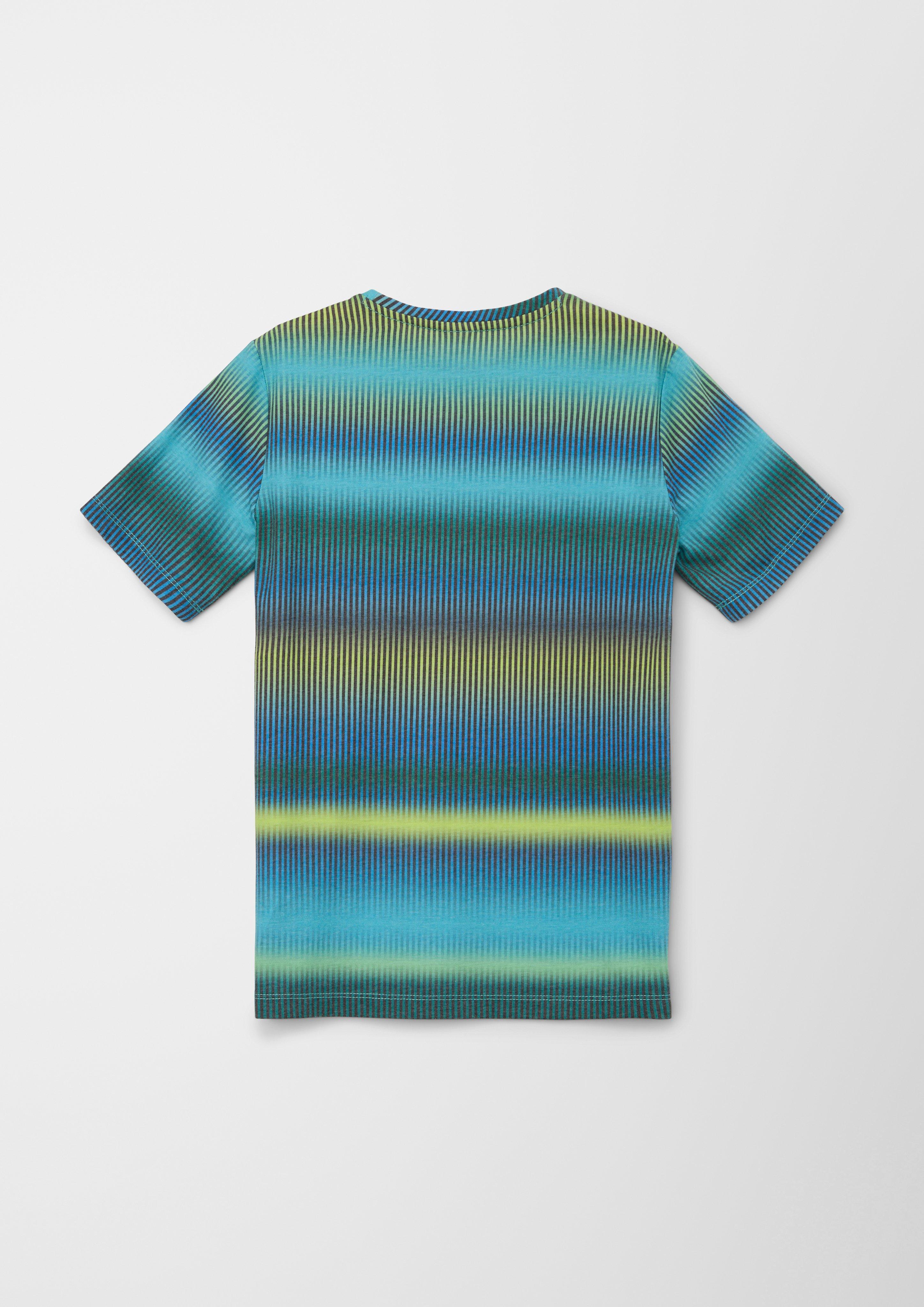 T-Shirt mit Streifen  2130519-76A1