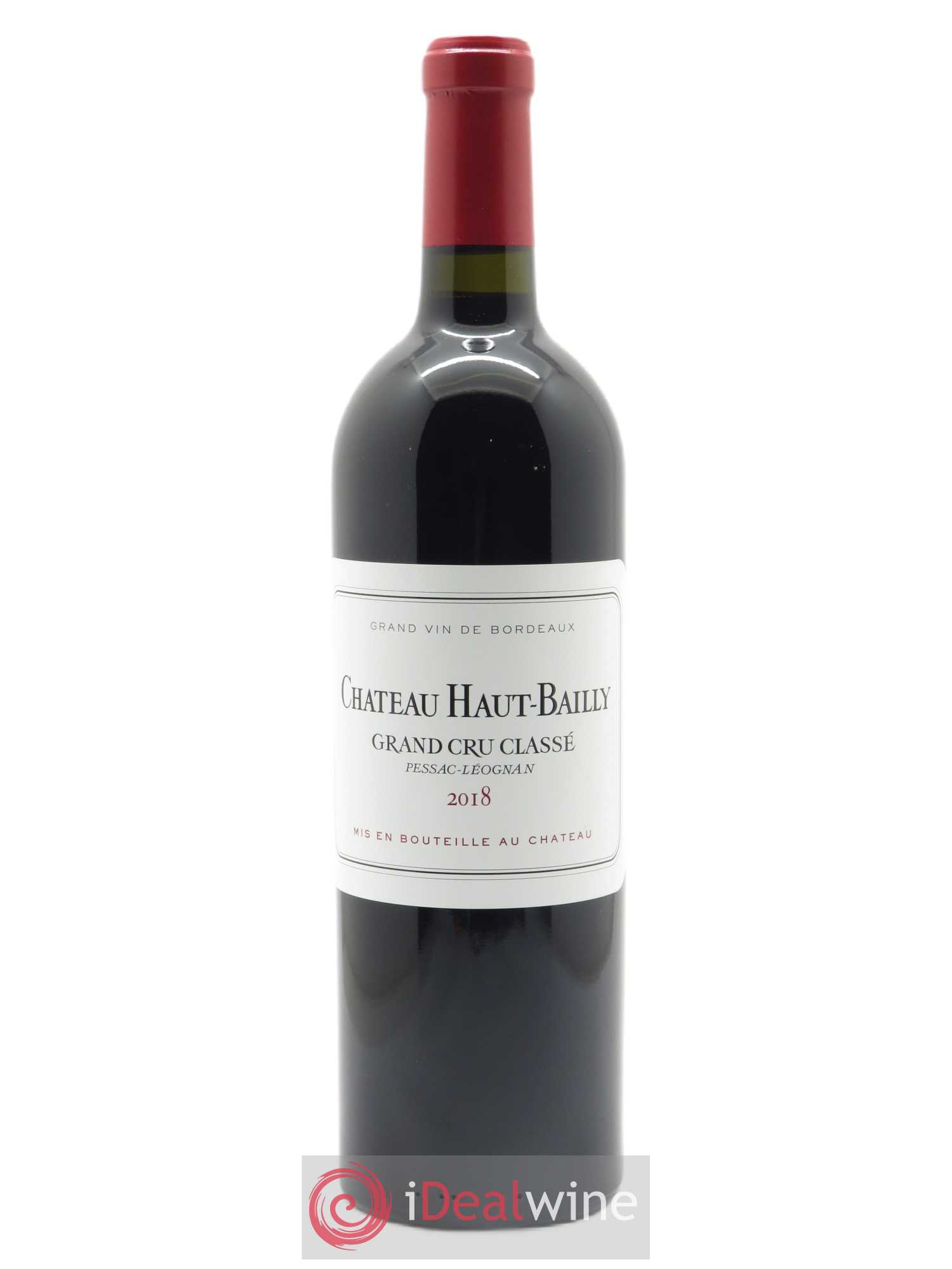 Château Haut-Bailly Cru Classé de Graves (CBO à partir de 6 bts) 2018 - Lot de 1 Bouteille
