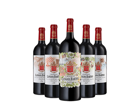 Coffret Château Langoa Barton 200 Ans Bordeaux Saint-Julien