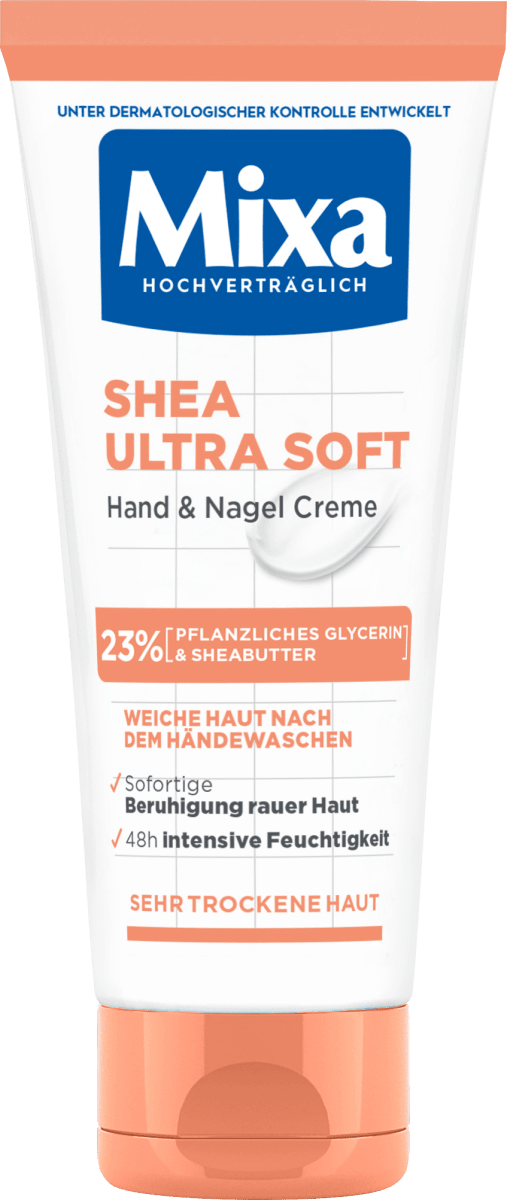 Hand- & Nagelcreme Shea ultra soft mit Glycerin, 100 ml