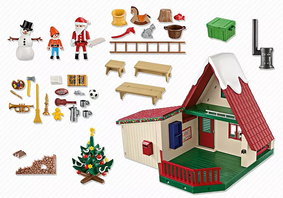Zuhause beim Weihnachtsmann