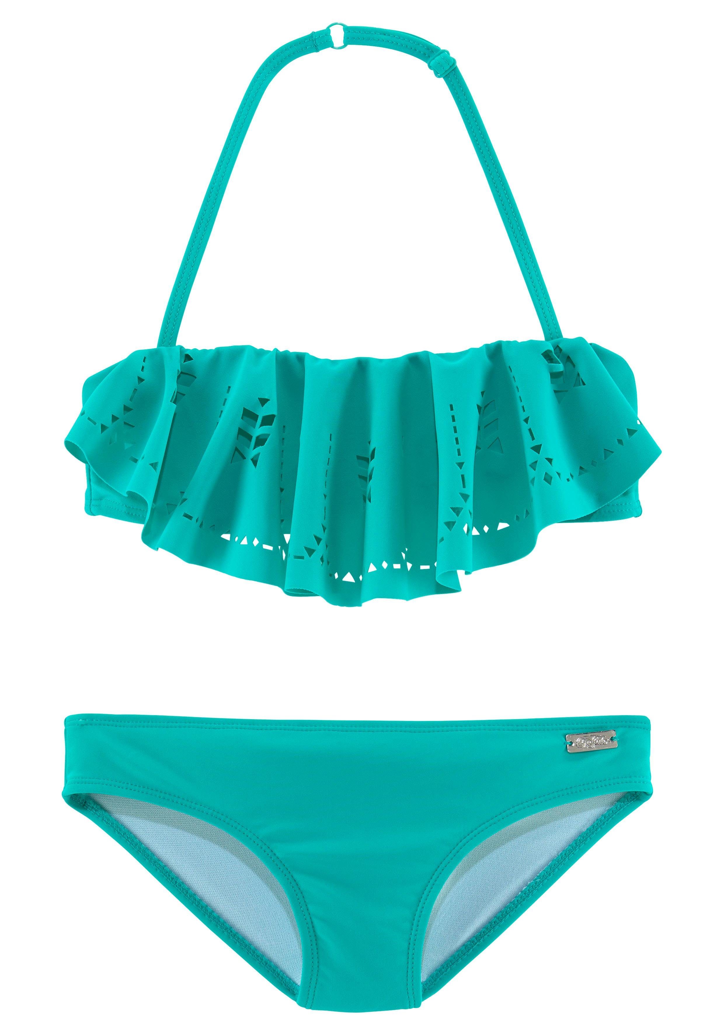 Buffalo Bandeau-Bikini mit modischem Volant