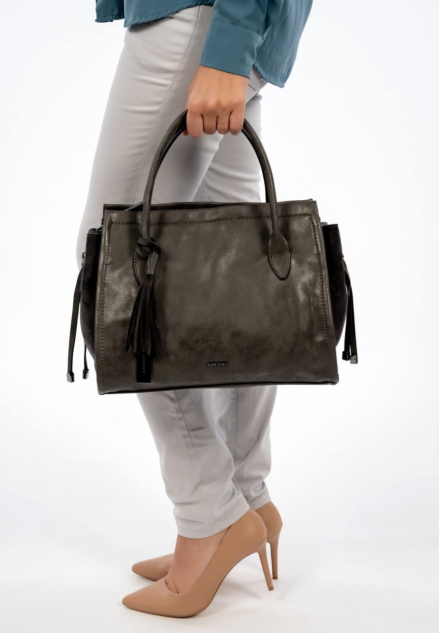 SURI FREY Handtaschen grau Farbe: grauMater