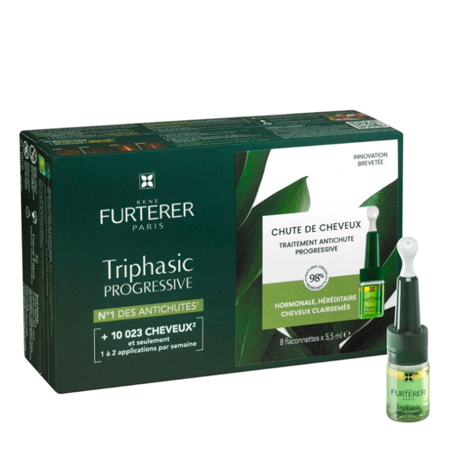 René Furterer Traitement Anti-Chute Progressive Triphasic Progressive - 8x5,5 ml