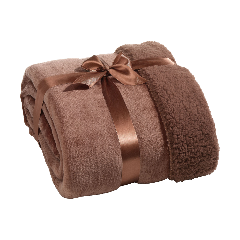 Sherpa Decke Uni Silas braun