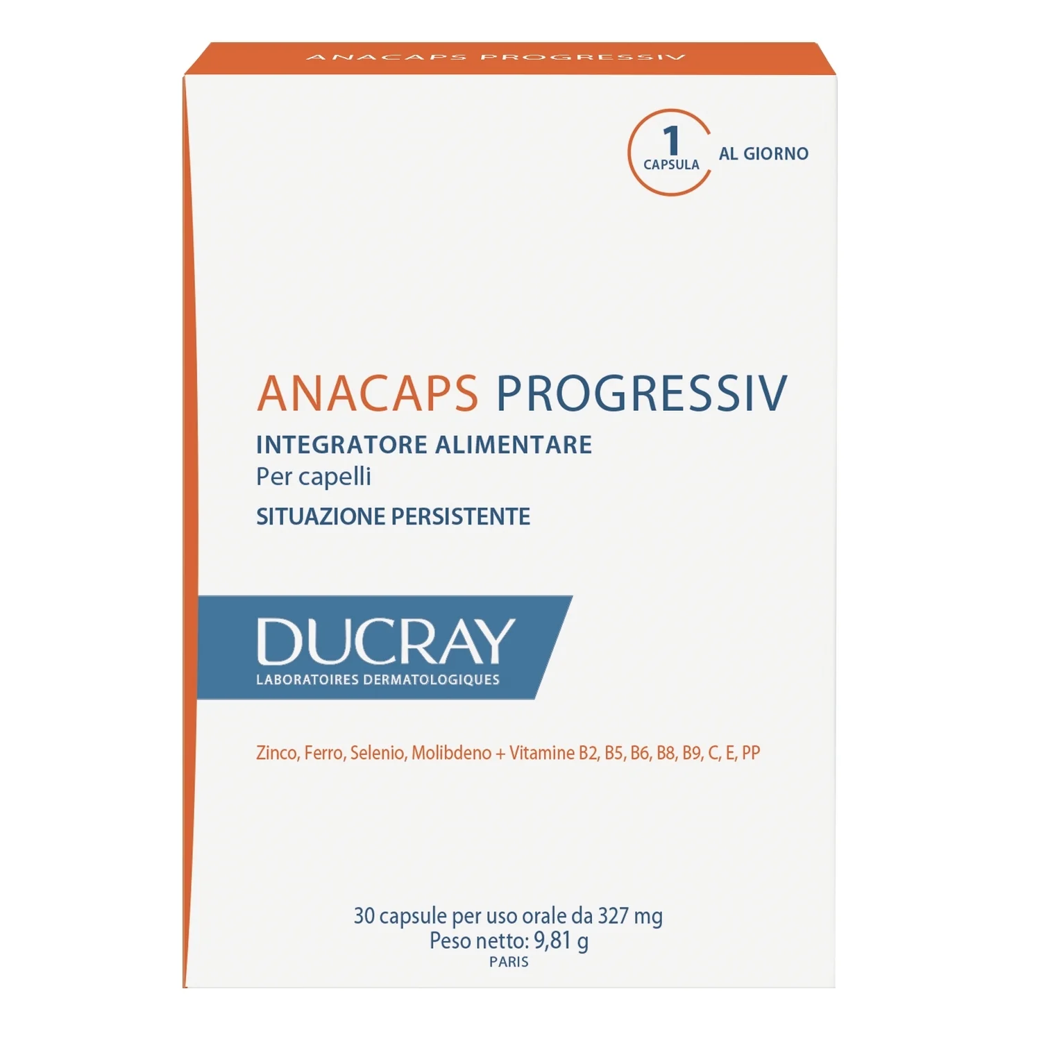 Anacaps - Progressiv - Anti-Hair Loss Supplement for Nails and Hair