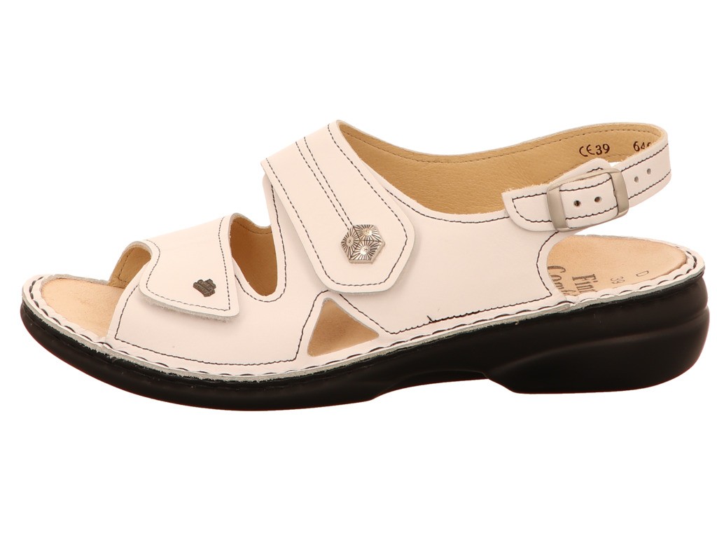 FINN COMFORT Komfort Sandalen weiss Milos