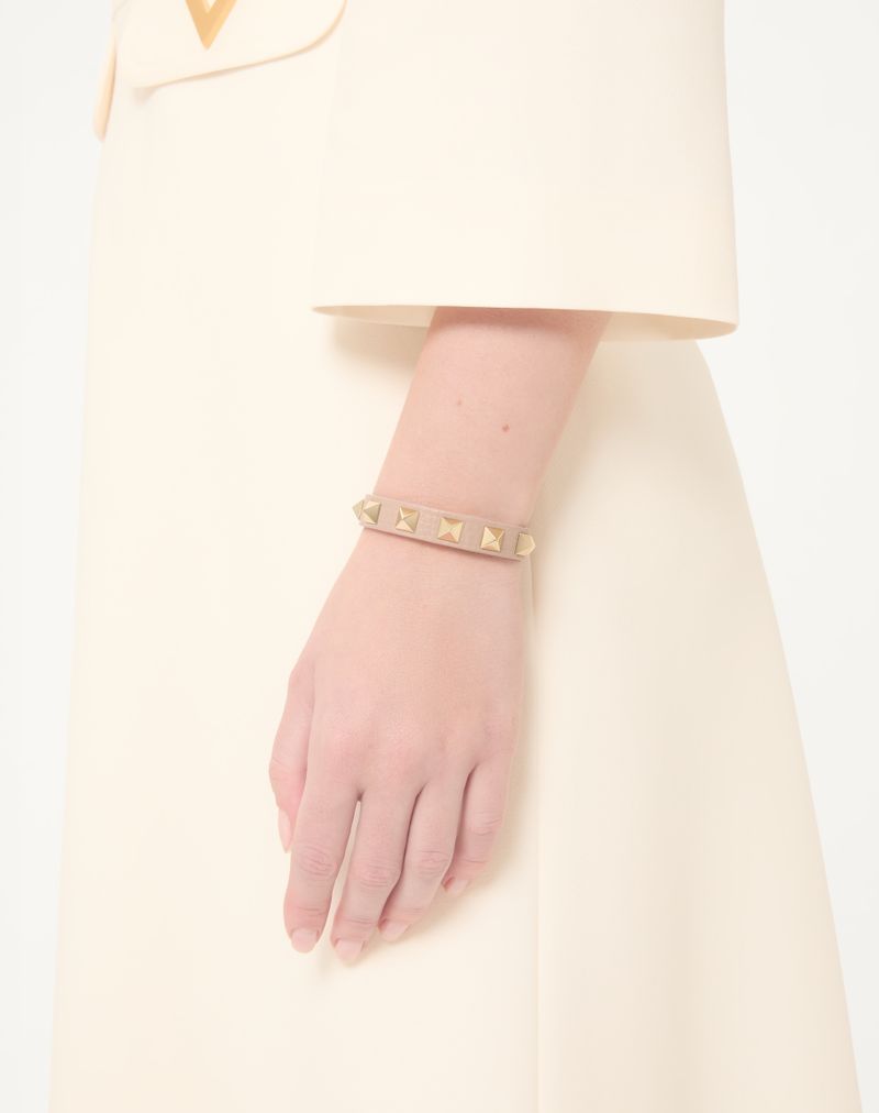 Pulseira de couro Rockstud