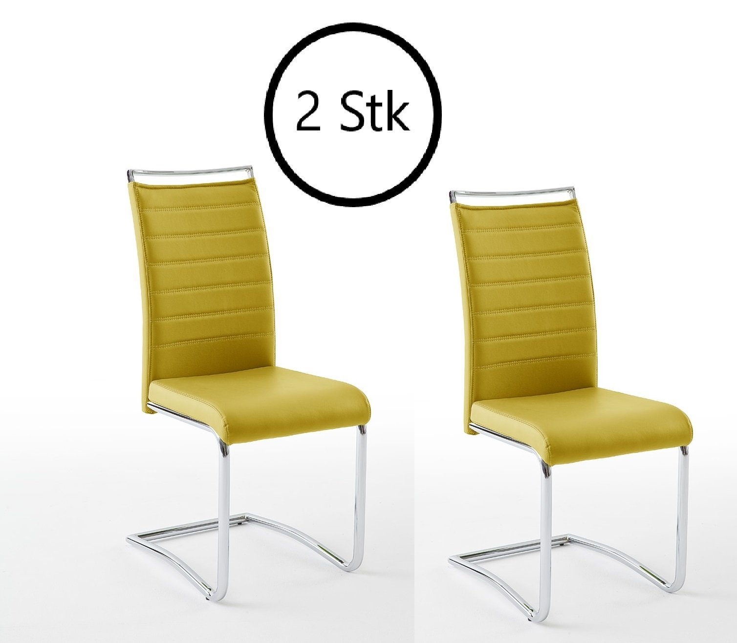 freiraum Freischwinger CIVA (2er-Set), in curry. Abmessungen (BxHxT) 42x100x52 cm