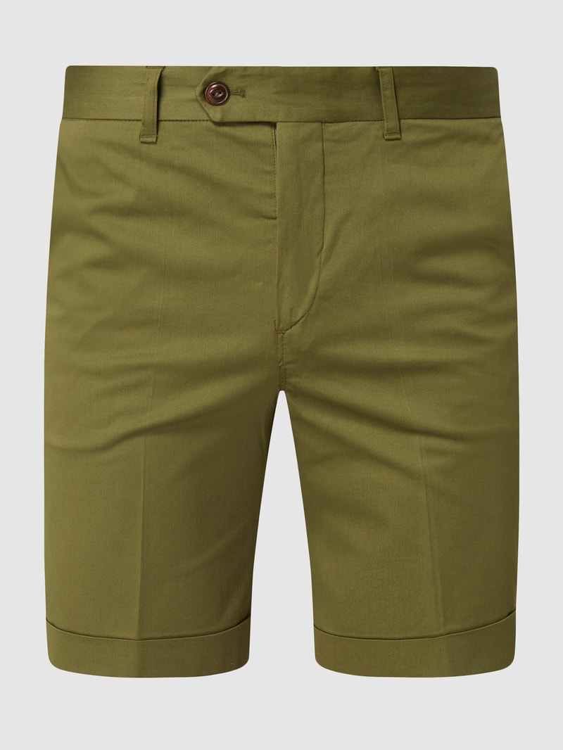 Chino-Shorts mit Stretch-Anteil Modell 'Russel Cole' in grün