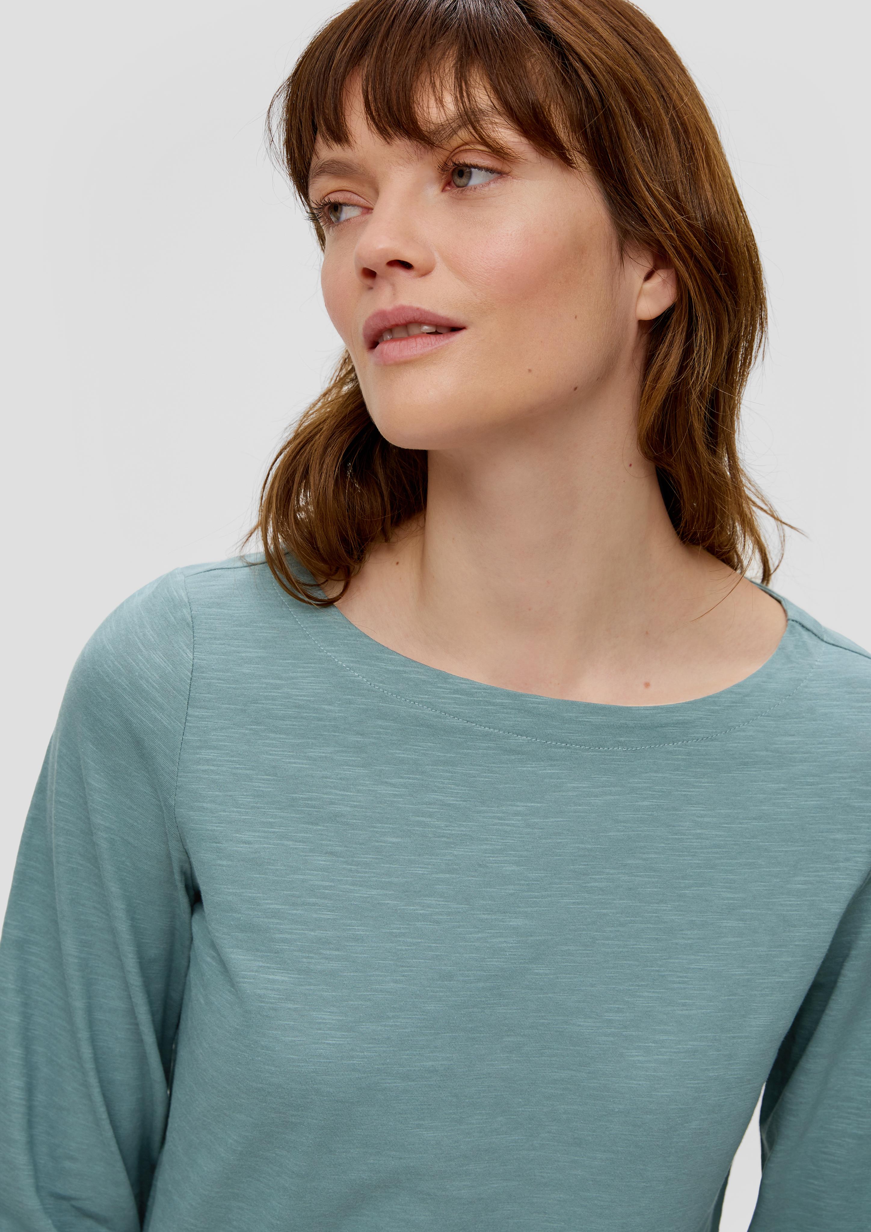 Baumwollshirt mit Puffärmeln  2145857-6352