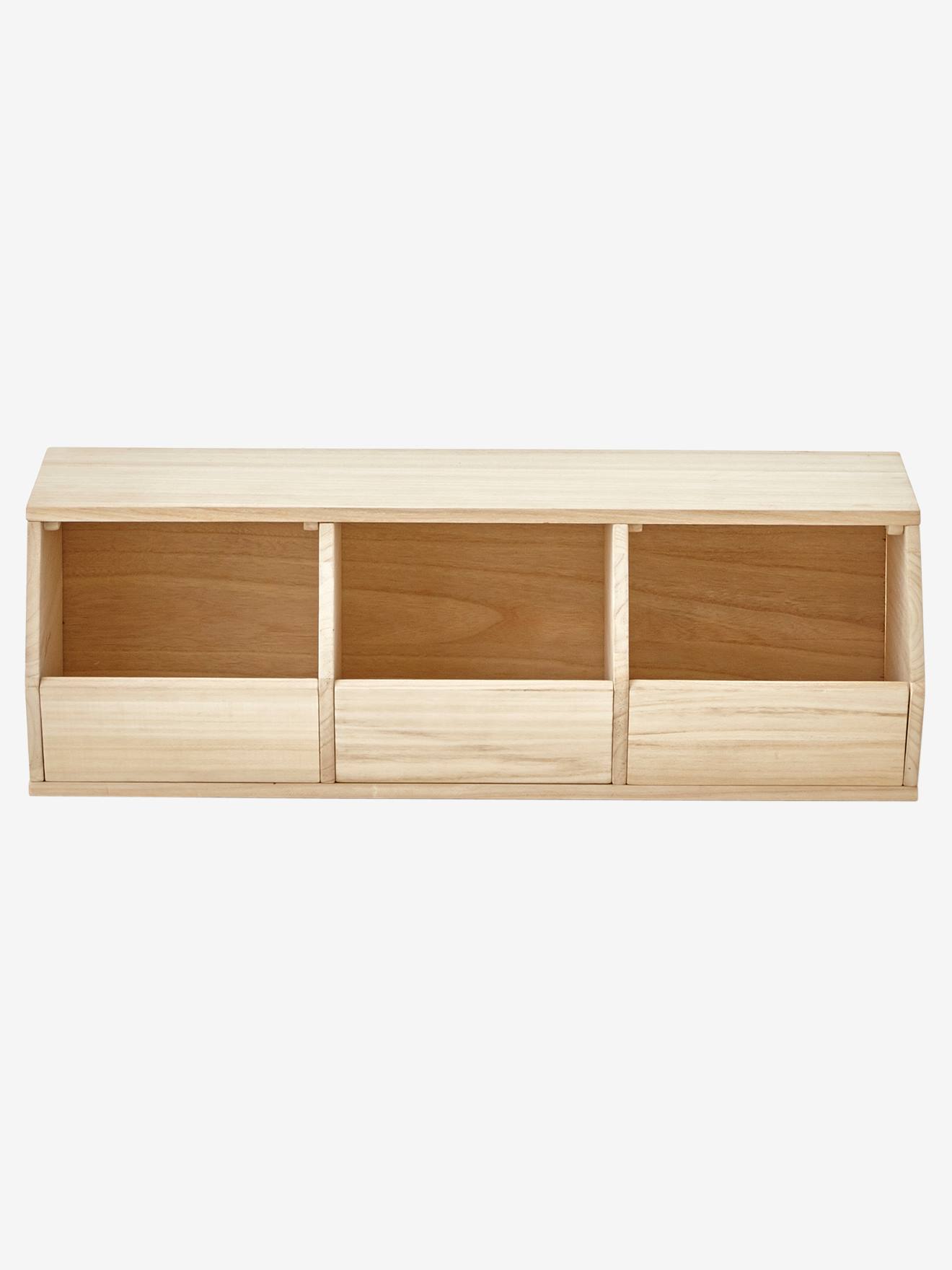 Vertbaudet Kinderzimmer Regal TOYS, 3 Fächer - natur