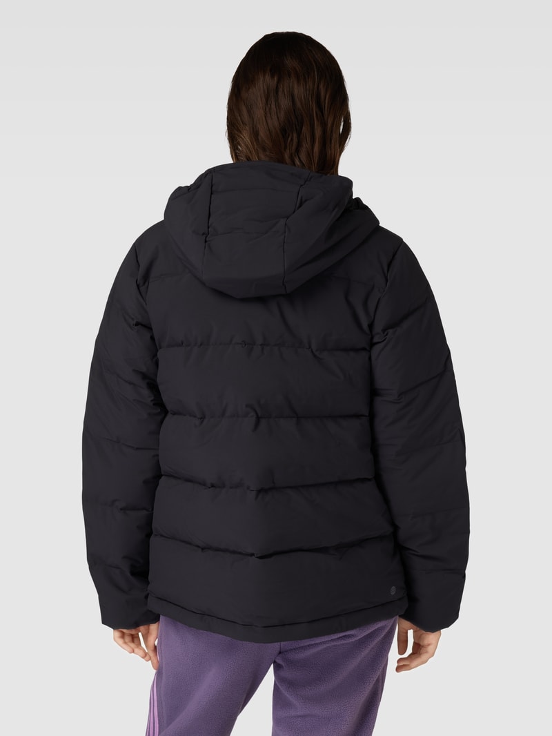 Steppjacke mit Label-Print Modell 'HELIONIC' in schwarz