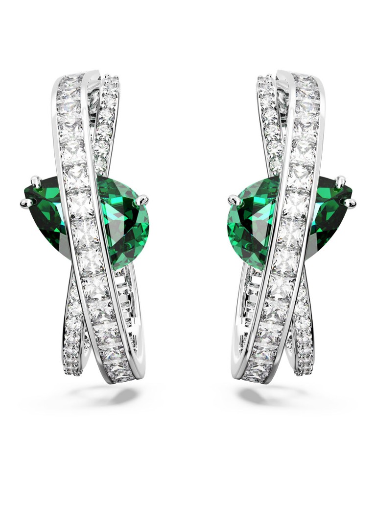 Swarovski Hyperbola earrings with crystal