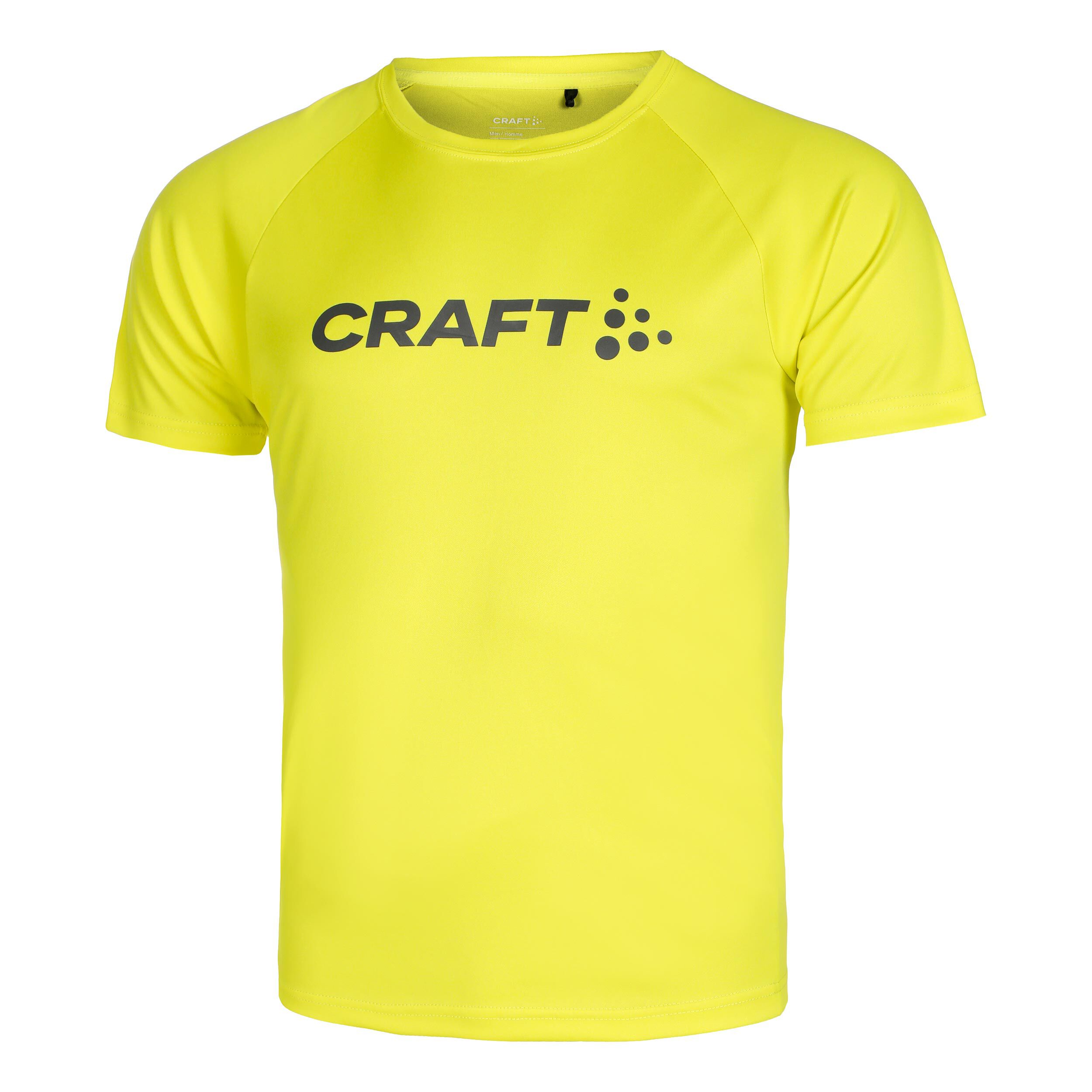 Core Essence Logo Laufshirt Herren - Gelb
