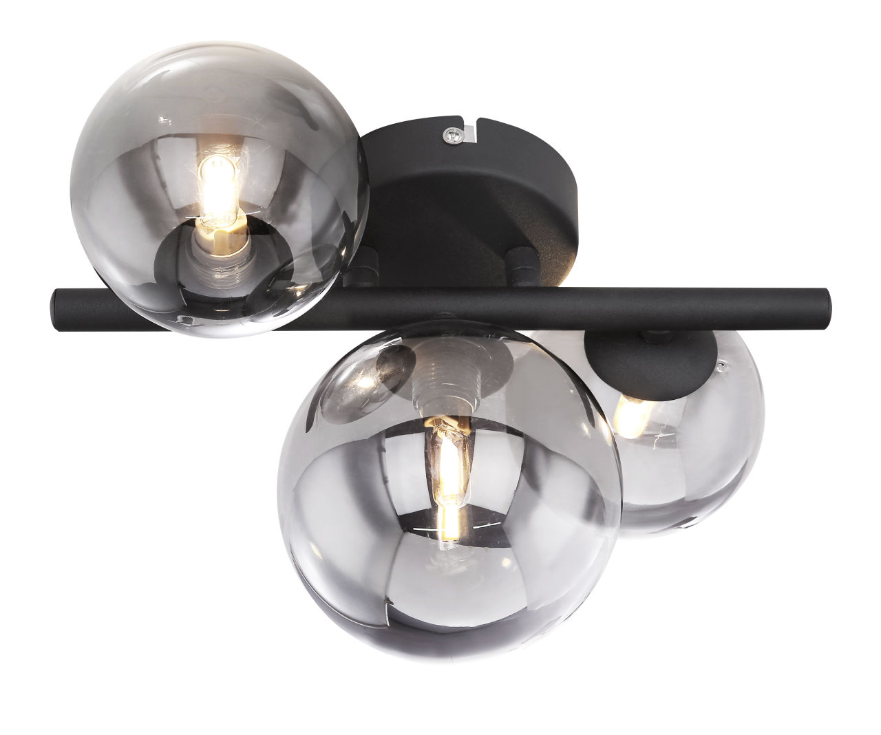 Globo Lighting - RIHA - Wandleuchte Metall schwarz matt, 3x G9 LED