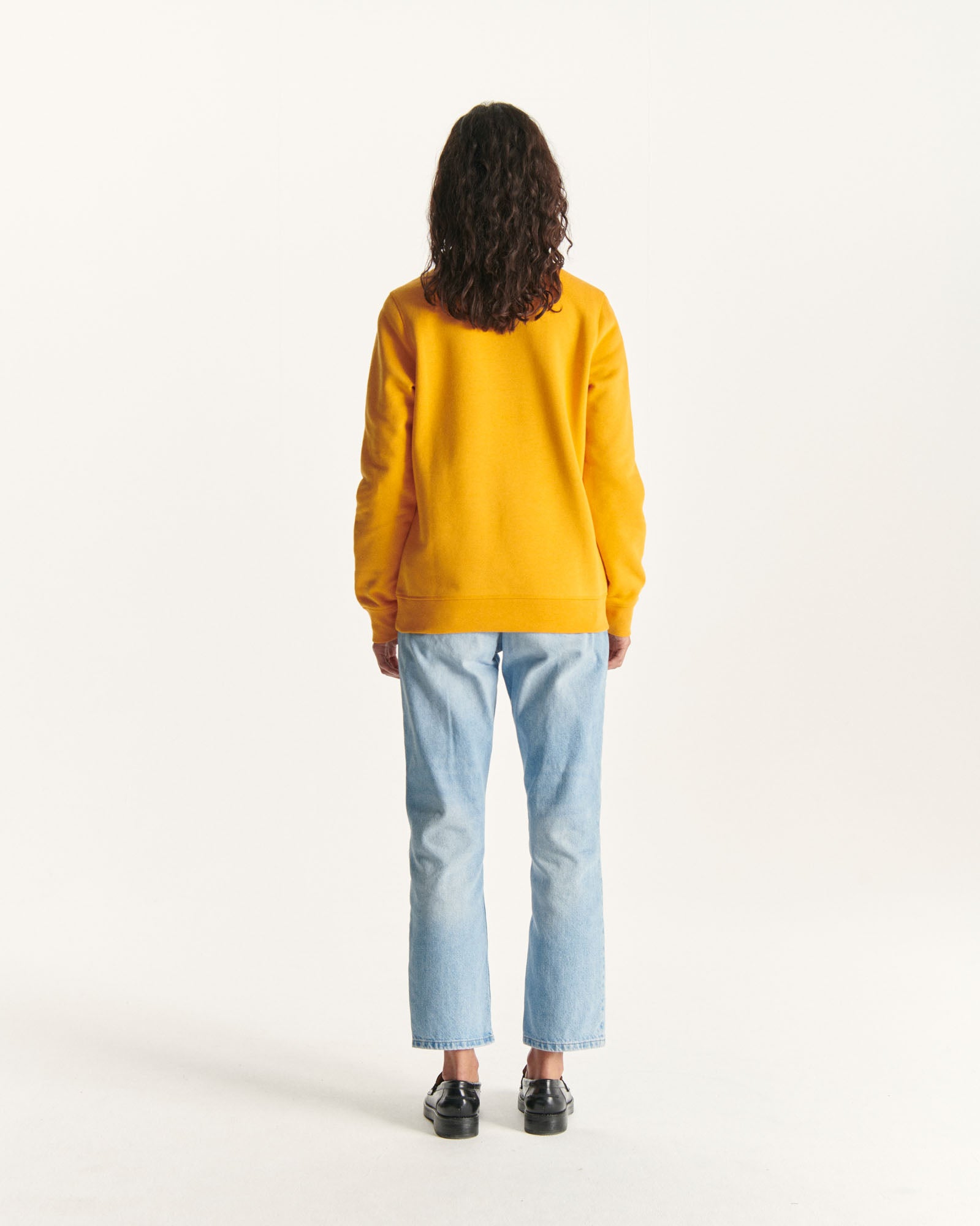 Sweat en coton biologique Ocre orange Elvas