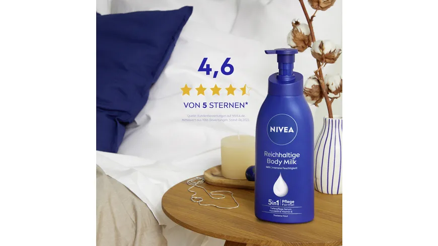 NIVEA Body Reichhaltige Body Milk 625 ml