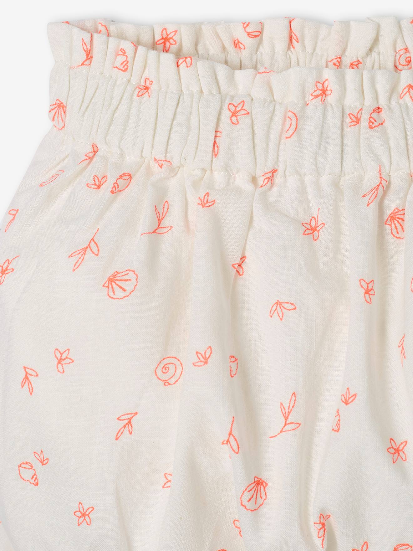 Ensemble bébé robe et bloomer écru