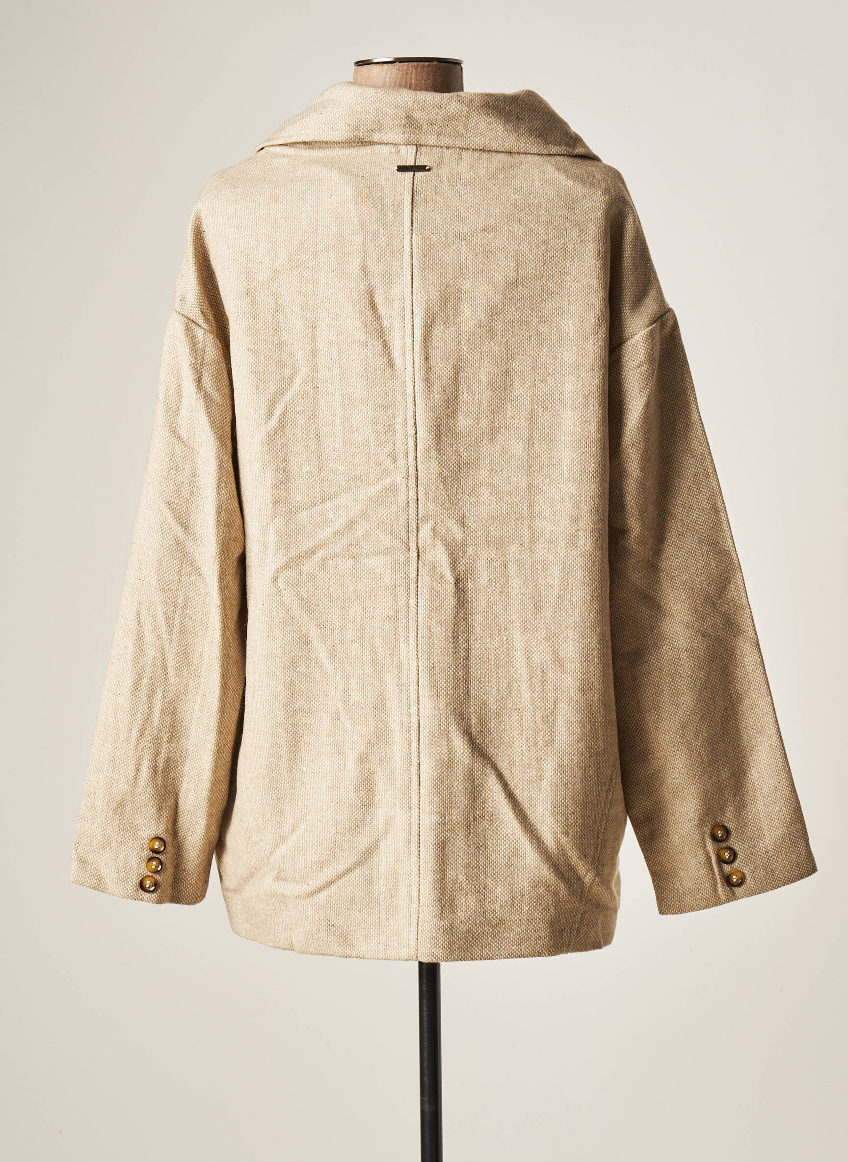 Agathe   Louise Manteaux Courts Femme couleur beige