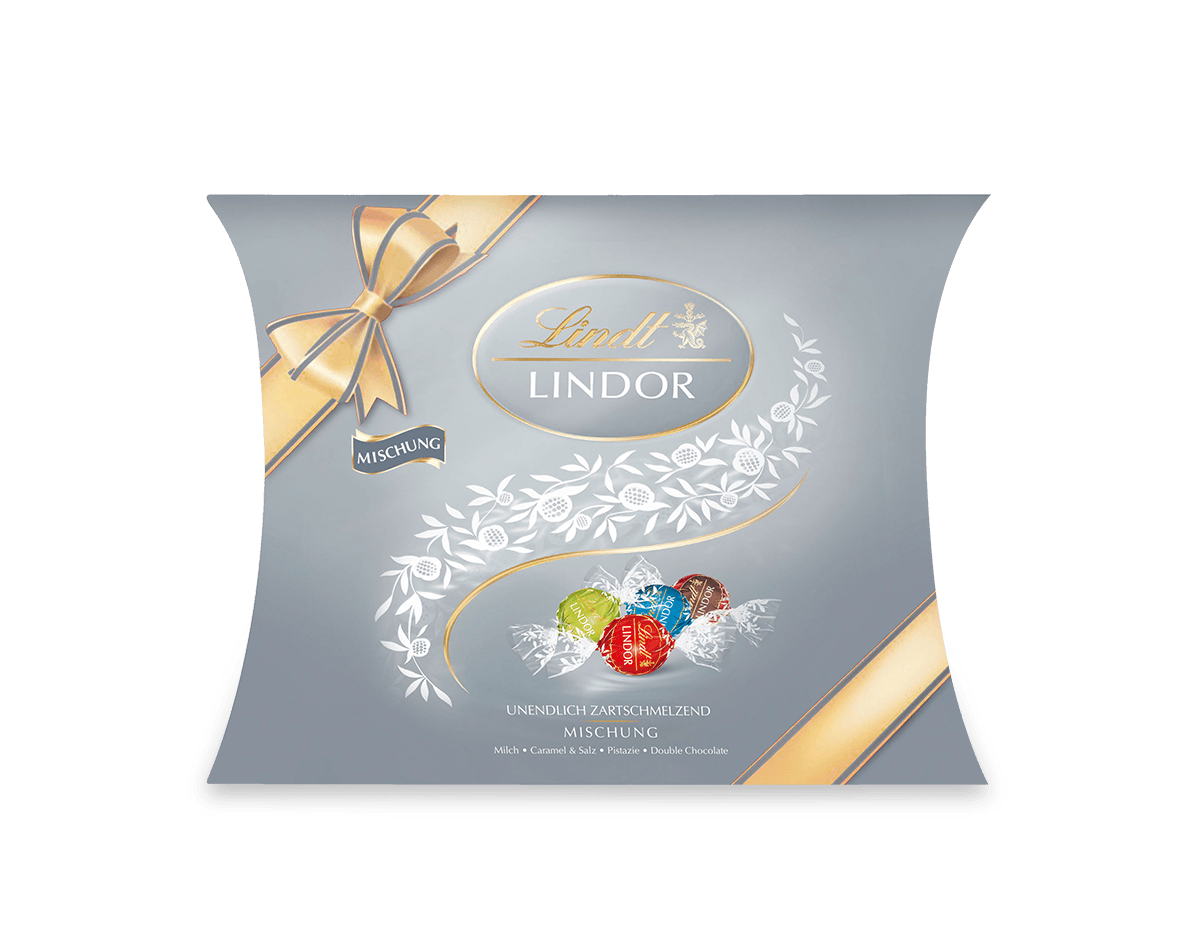 LINDOR Kissenpackung Mischung Silber, 150g