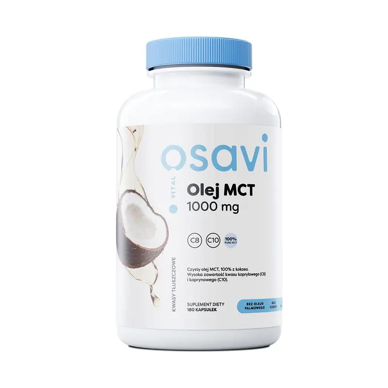 Osavi MCT ulje 1000 mg, kokosovo ulje, kapsule