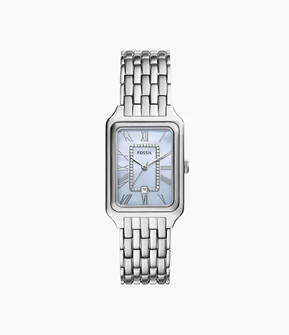Fossil Uhr Raquel 3-Zeiger-Werk Datum Edelstahl