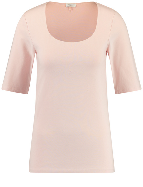 Halbarmshirt mit weitem Ausschnitt