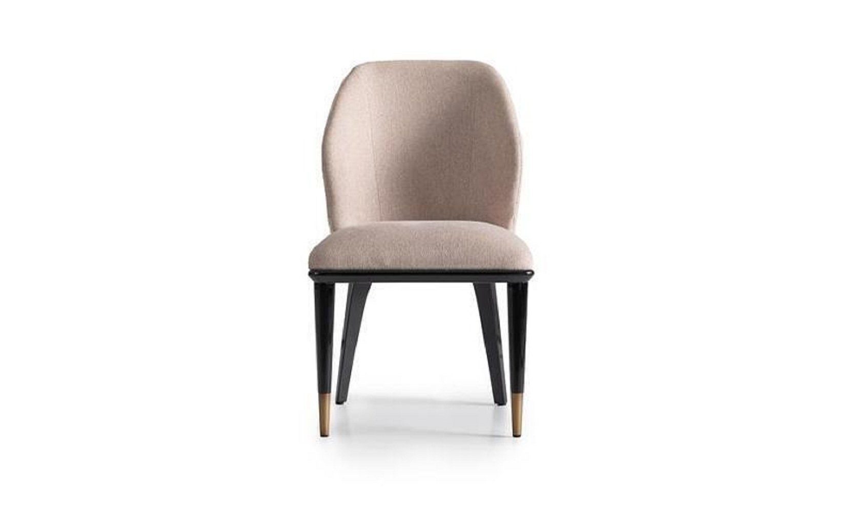 JVmoebel Esszimmer-Set Essecke Esszimmer Essgruppe Luxus Esstisch Stühle Beige Holz Set 7tlg, (7-St., 1x Esstisch + 6x Stühle), Made in Europa