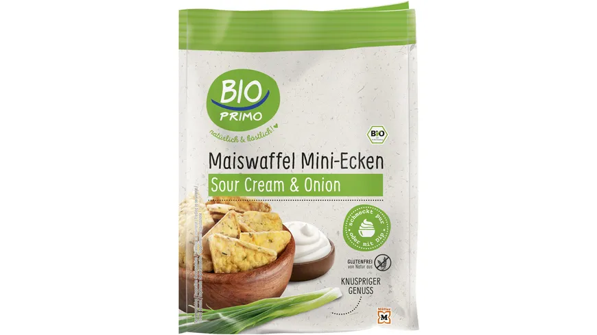 BIO PRIMO Bio Mini Maiswaffeln mit Sour-Cream 50 g