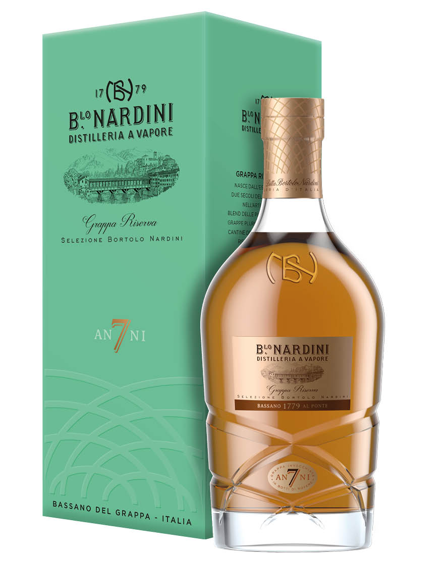 Grappa Riserva 7 Anni Selezione Bortolo Nardini 0,7 ℓ, En Étui